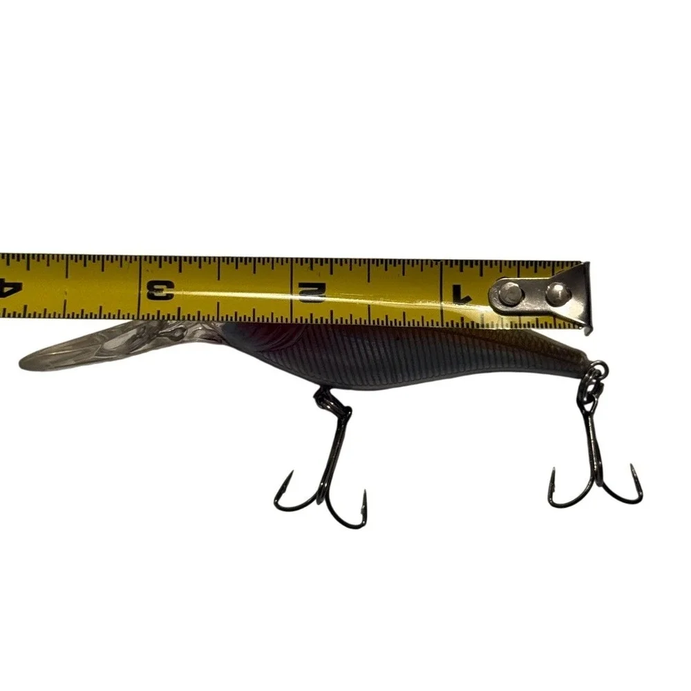 Berkley Frenzy FSH7-M Deep Diving Minnow Lure Red Head Silver Holographic 2.75in